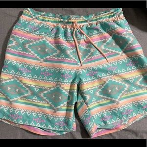 Chubbies Aztec Print  Swim Trunks Size XXL
